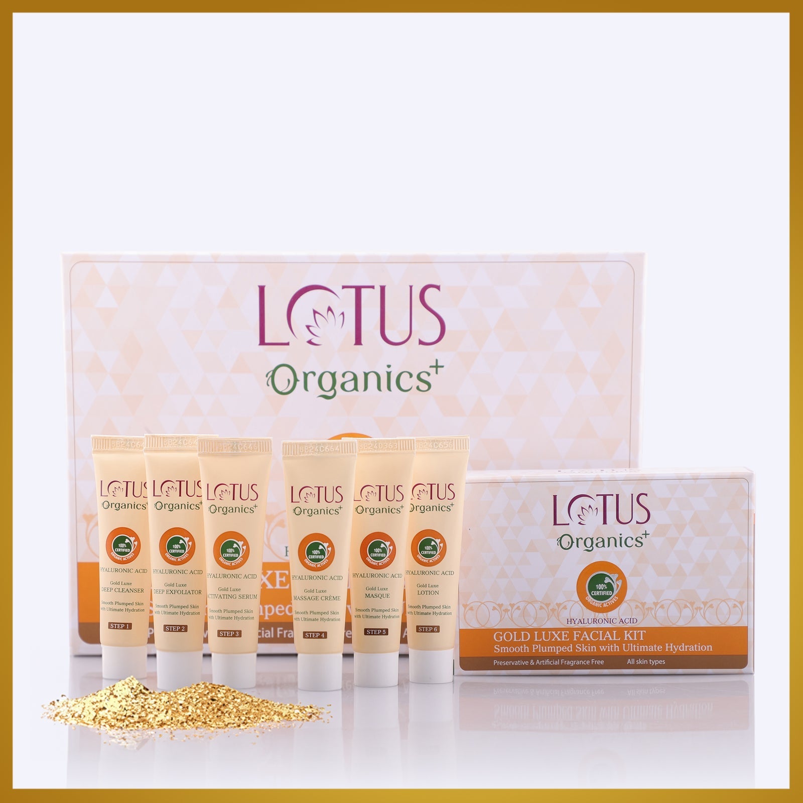 Lotus Organics+ Gold Luxe Facial Kit