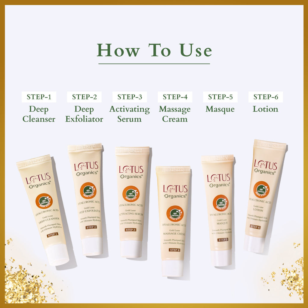 Lotus Organics+ Gold Luxe Facial Kit