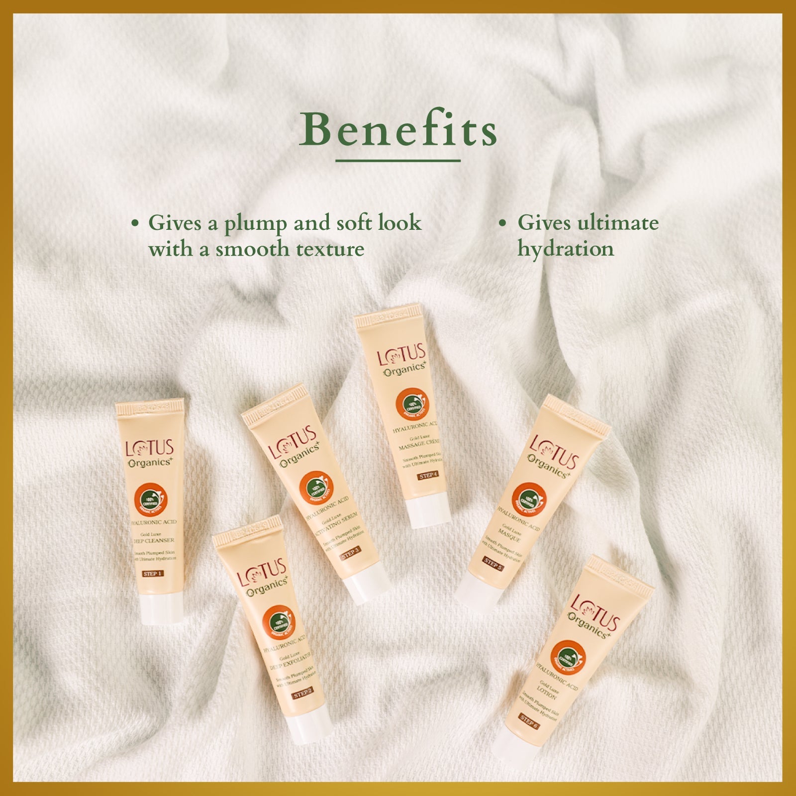 Lotus Organics+ Gold Luxe Facial Kit