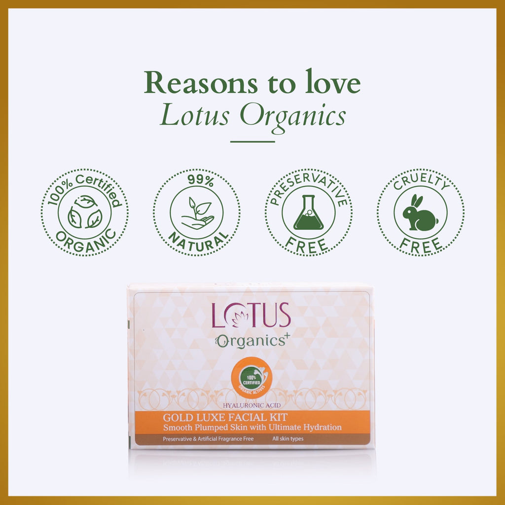 Lotus Organics+ Gold Luxe Facial Kit