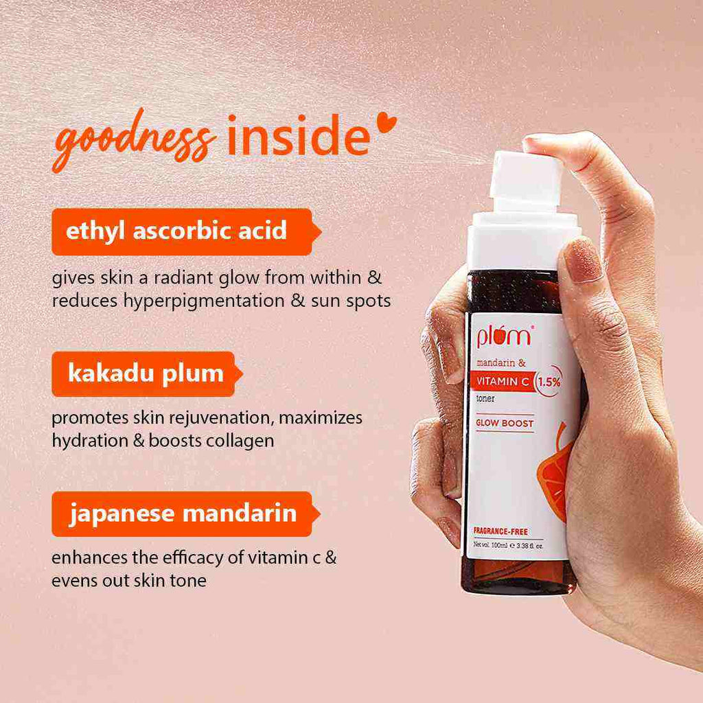 Plum 1.5% Vitamin C & Mandarin Pore Tightening Face Toner