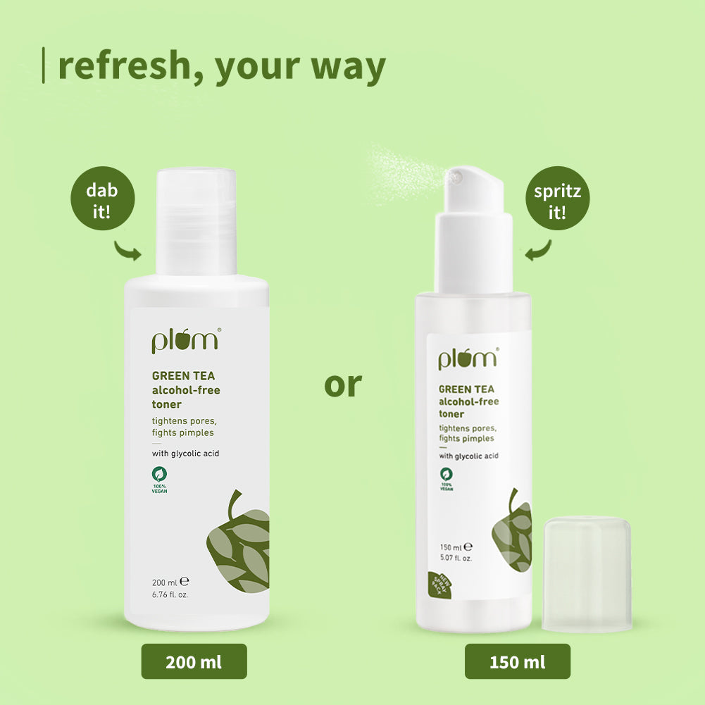 Plum Green Tea Alcohol-Free, Pore Tightening Face Toner