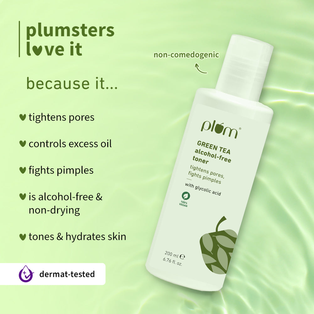 Plum Green Tea Alcohol-Free, Pore Tightening Face Toner