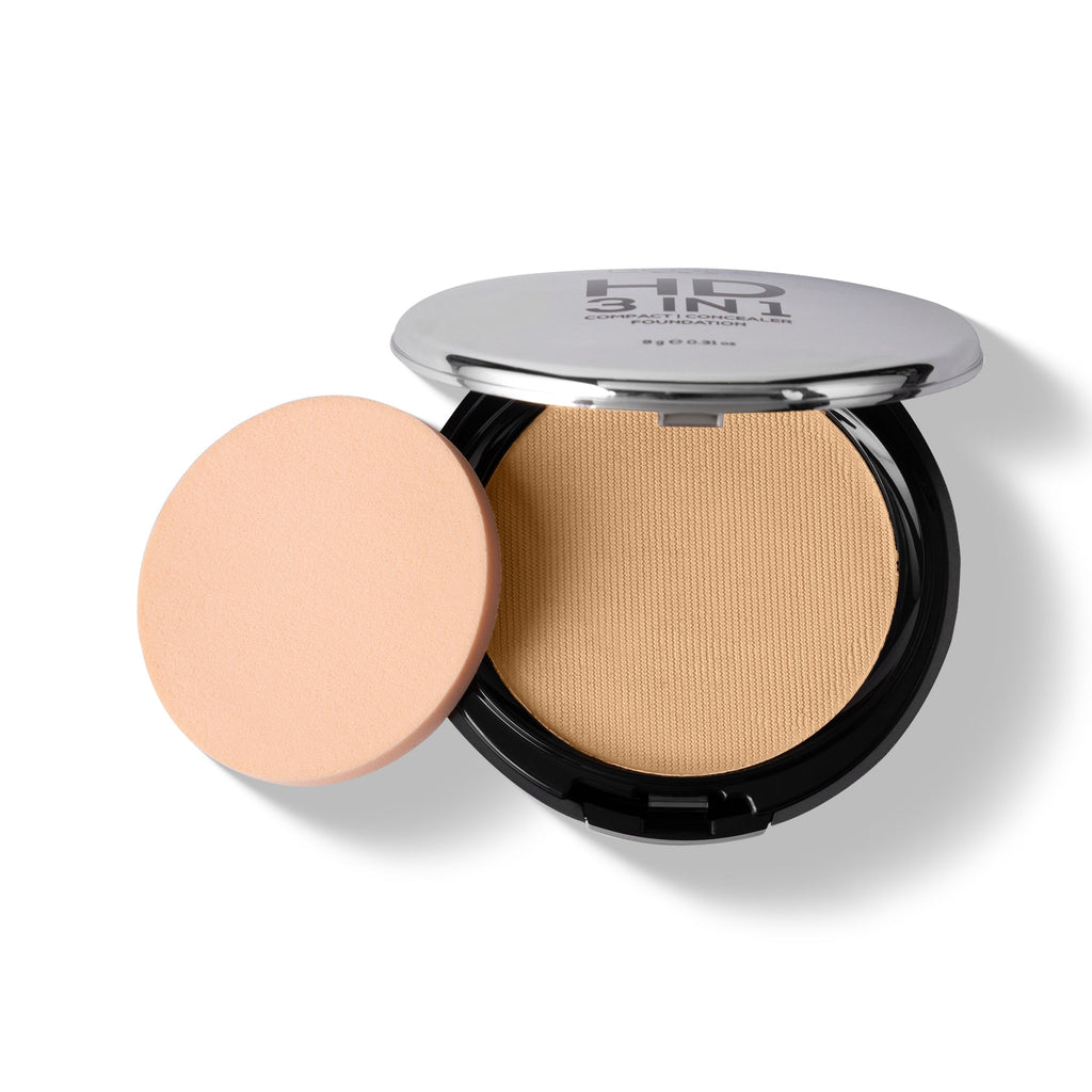 RENEE Pro HD 3-IN-1 Compact, Works as Concealer, Foundation & Powder With SPF 20, 9 g