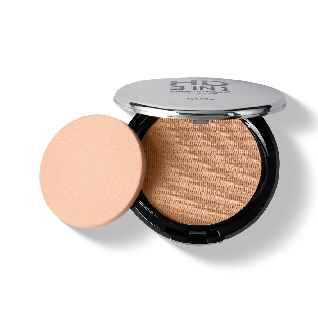 RENEE Pro HD 3-IN-1 Compact, Works as Concealer, Foundation & Powder With SPF 20, 9 g