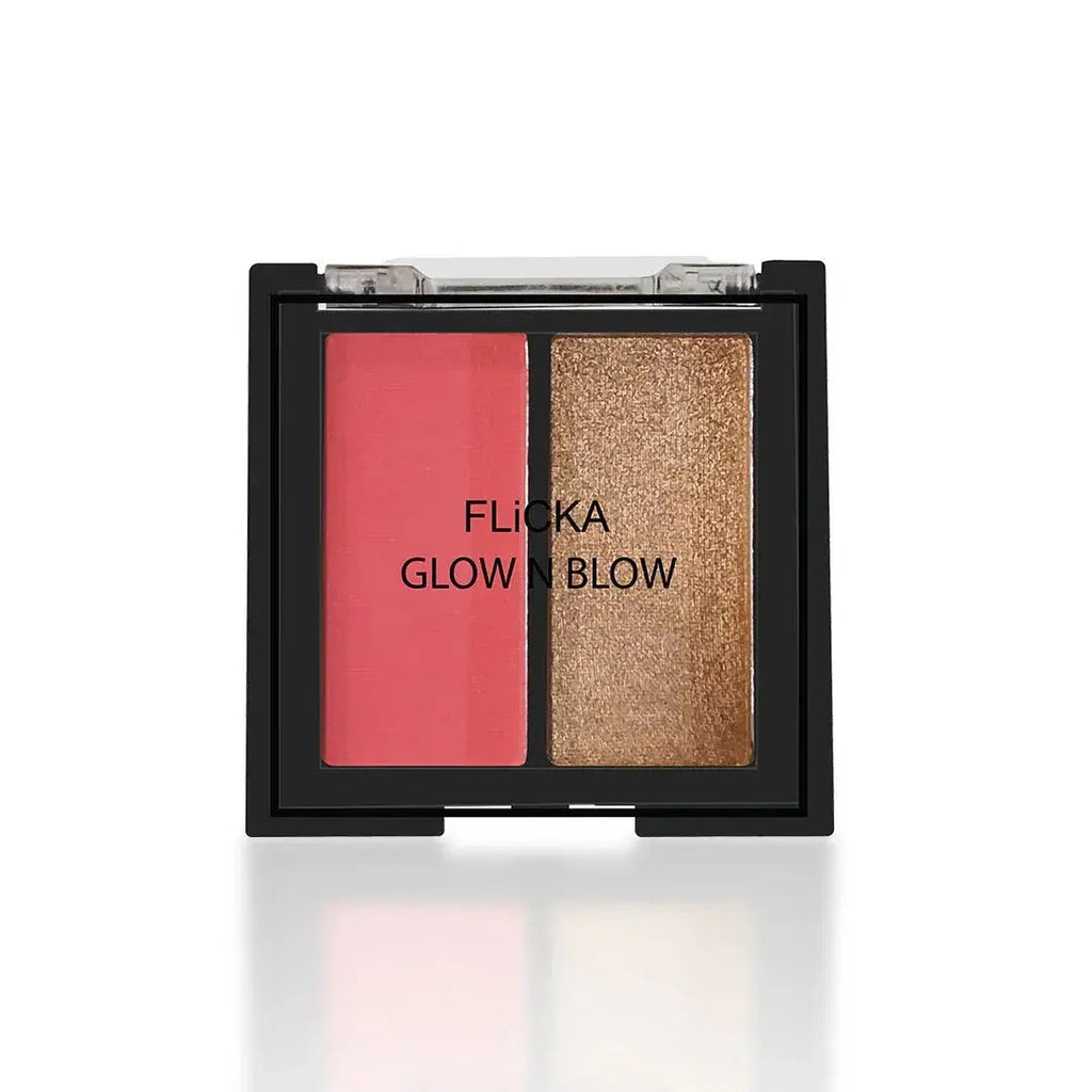 Flicka GLOW N BLOW - Blusher & Highlighter