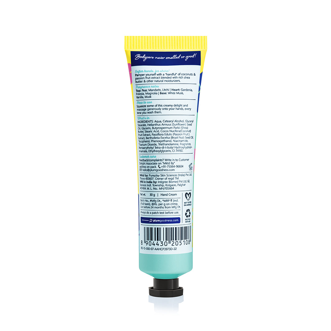 Plum Hawaiian Rumba Hand Cream by Plum Body Lovin'| 30g | Full-Size |