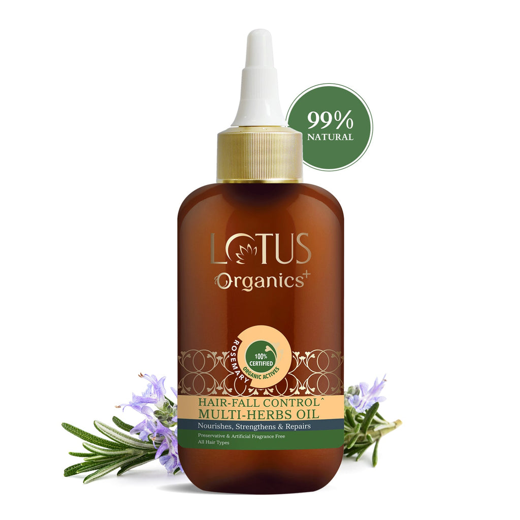 Lotus Organics+ Hair Fall Control Multi Herbs Oil