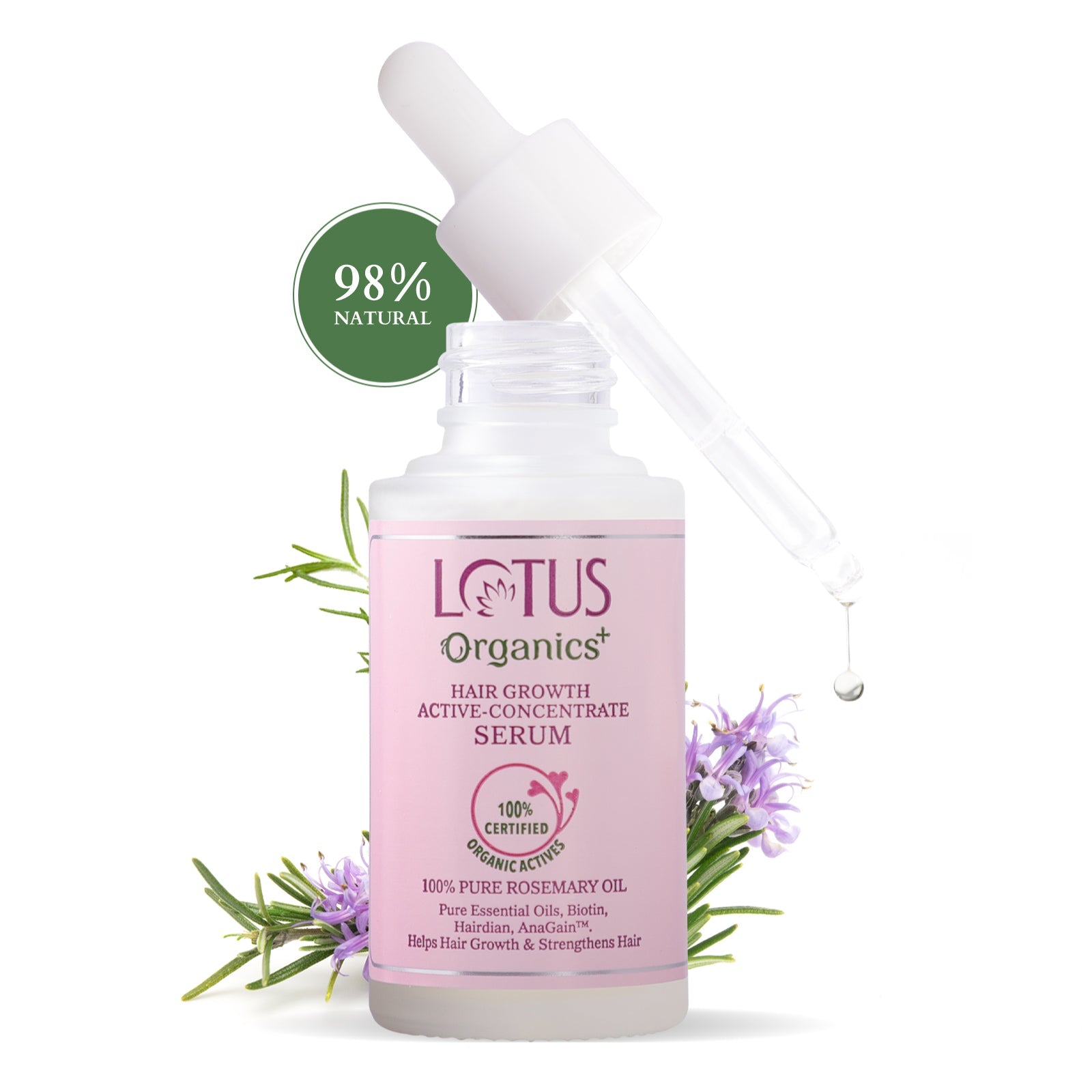 Lotus Organics+ Hair Growth Active-Concentrate Serum
