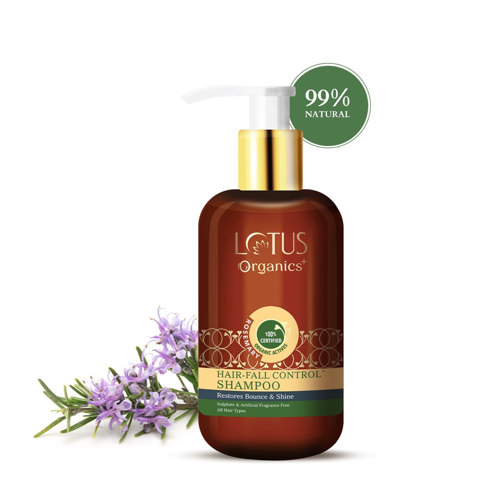 Lotus Organics+ Hair Fall Control Shampoo