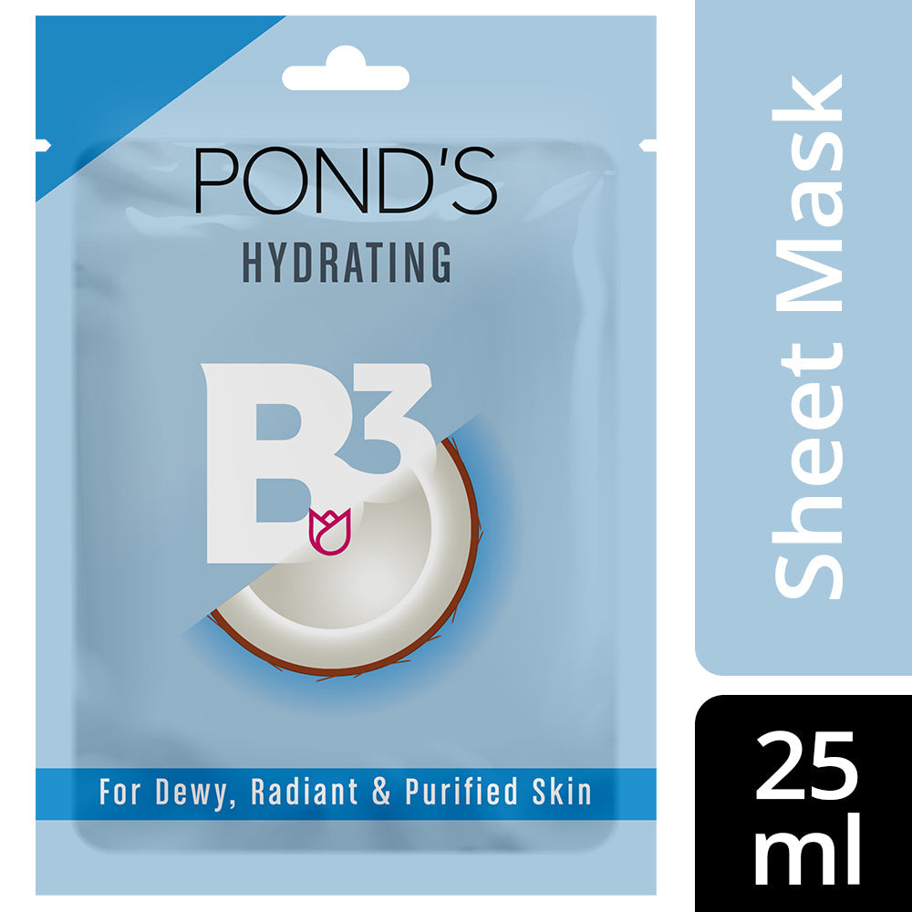 POND'S Hydrating Sheet Mask With 100% Natural Coconut Water & Vitamin B3