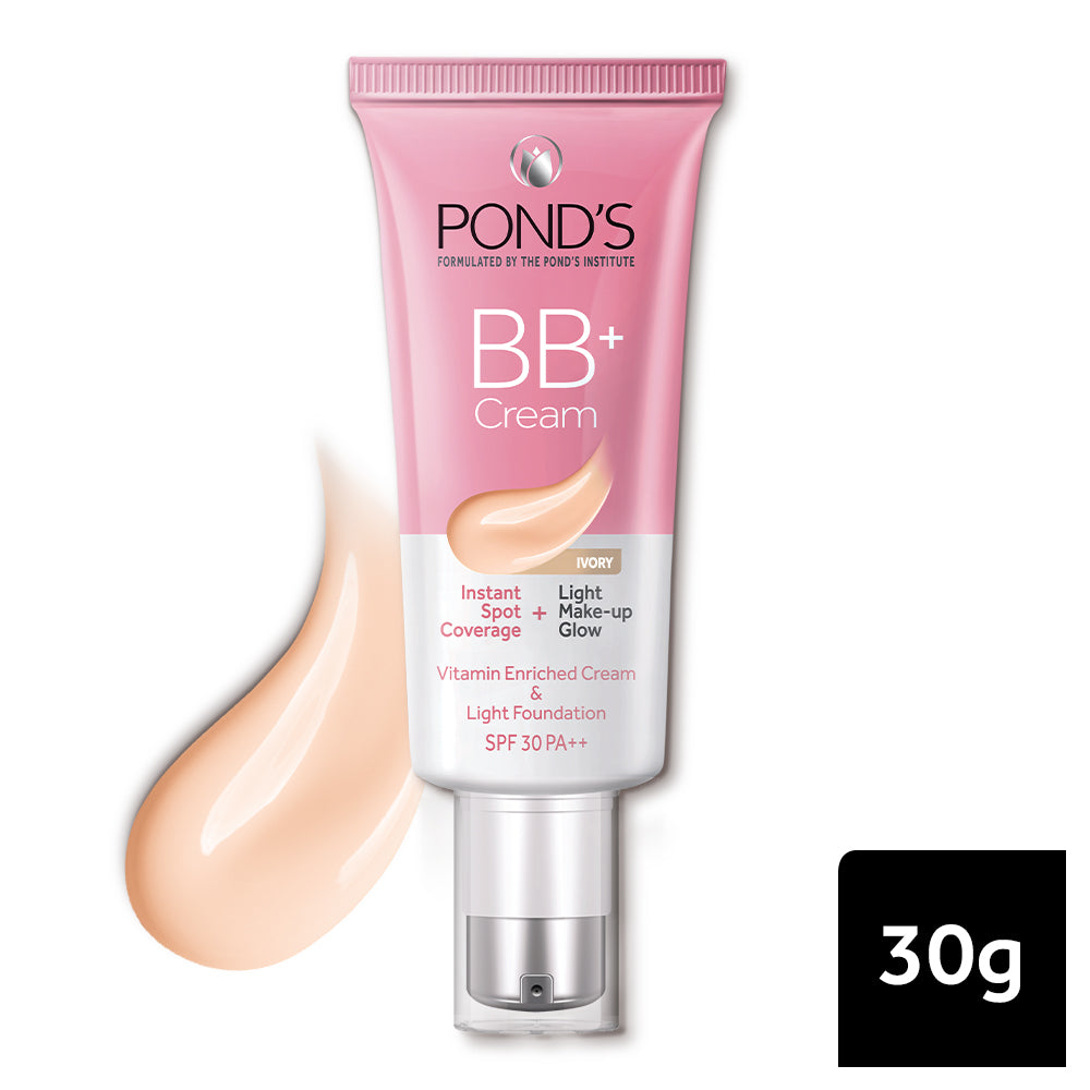 POND'S Instant Coverage & Glow BB+ Cream, 30g