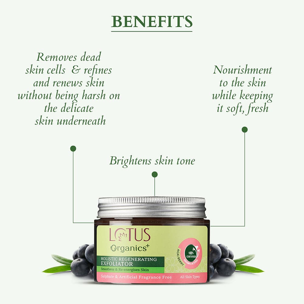 Lotus Organics+ Holistic Regenerating Exfoliator
