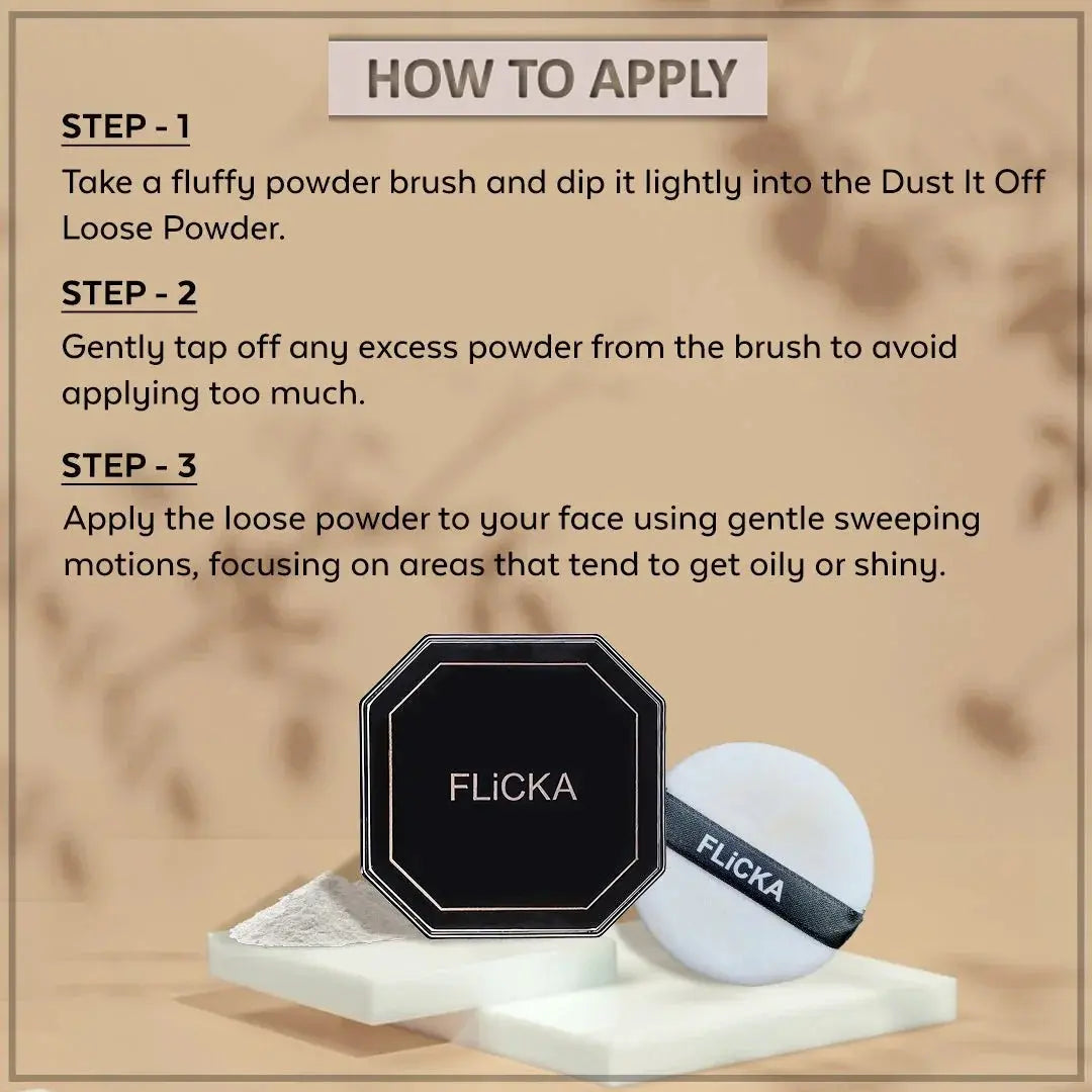 Flicka Dust It Off Loose Powder