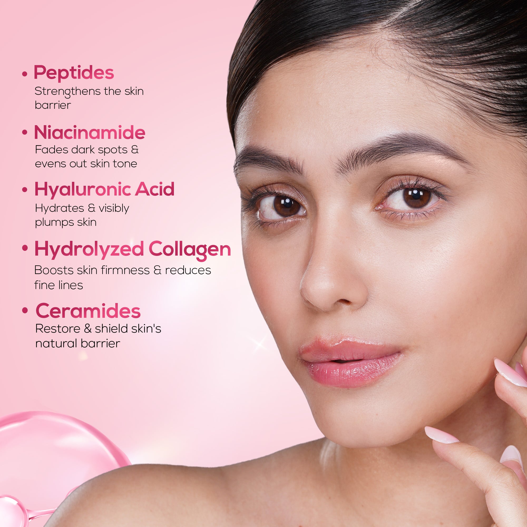 RENEE Pink Therapy Anti-Aging Hydrolyzed Collagen Jelly Cream & Collagen Night Wrapping Face Mask Combo