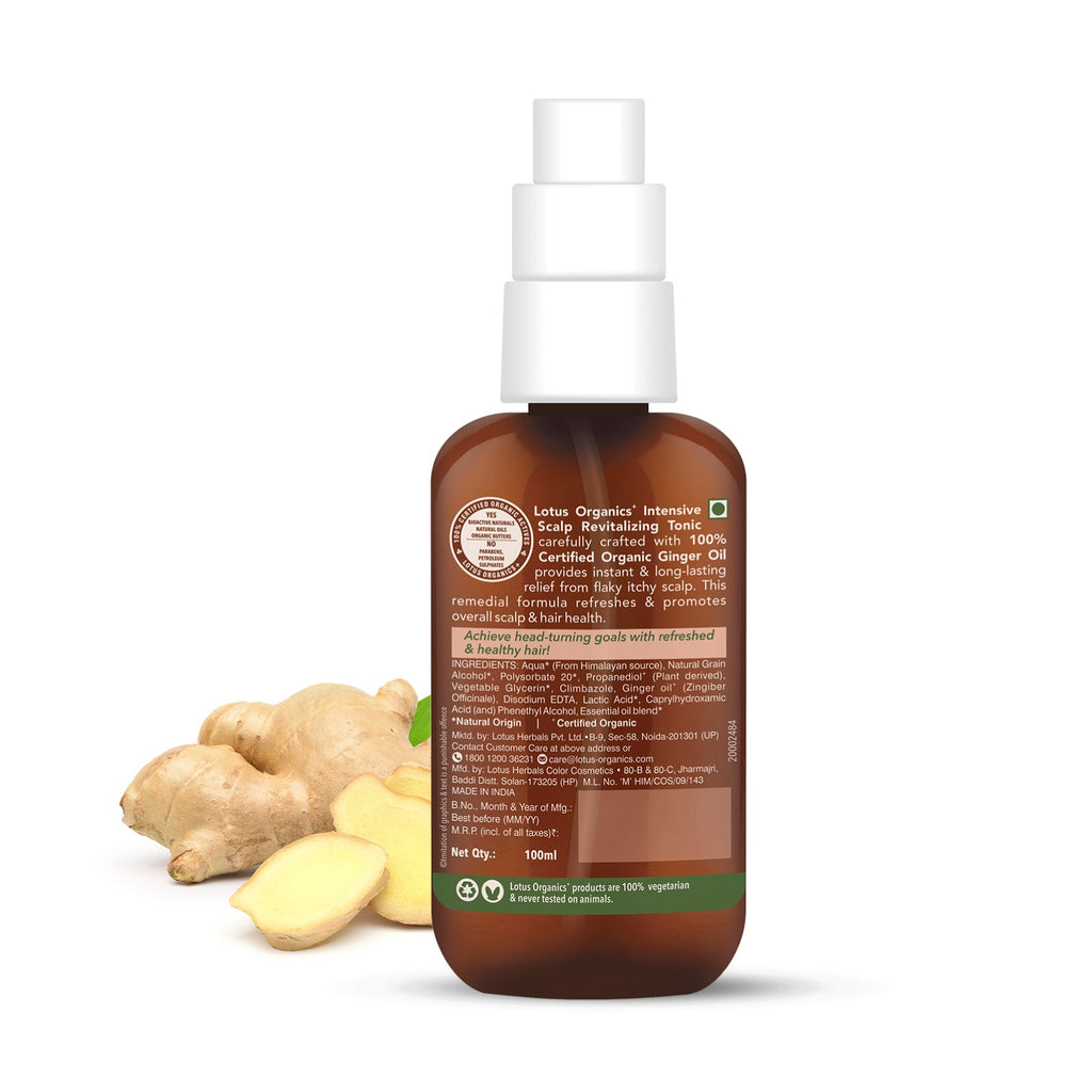Lotus Organics+ Intensive Scalp Revitalizing Tonic