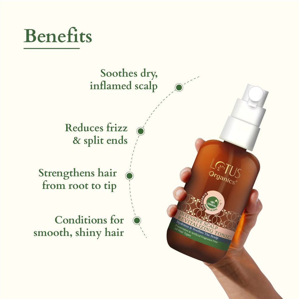 Lotus Organics+ Intensive Scalp Revitalizing Tonic
