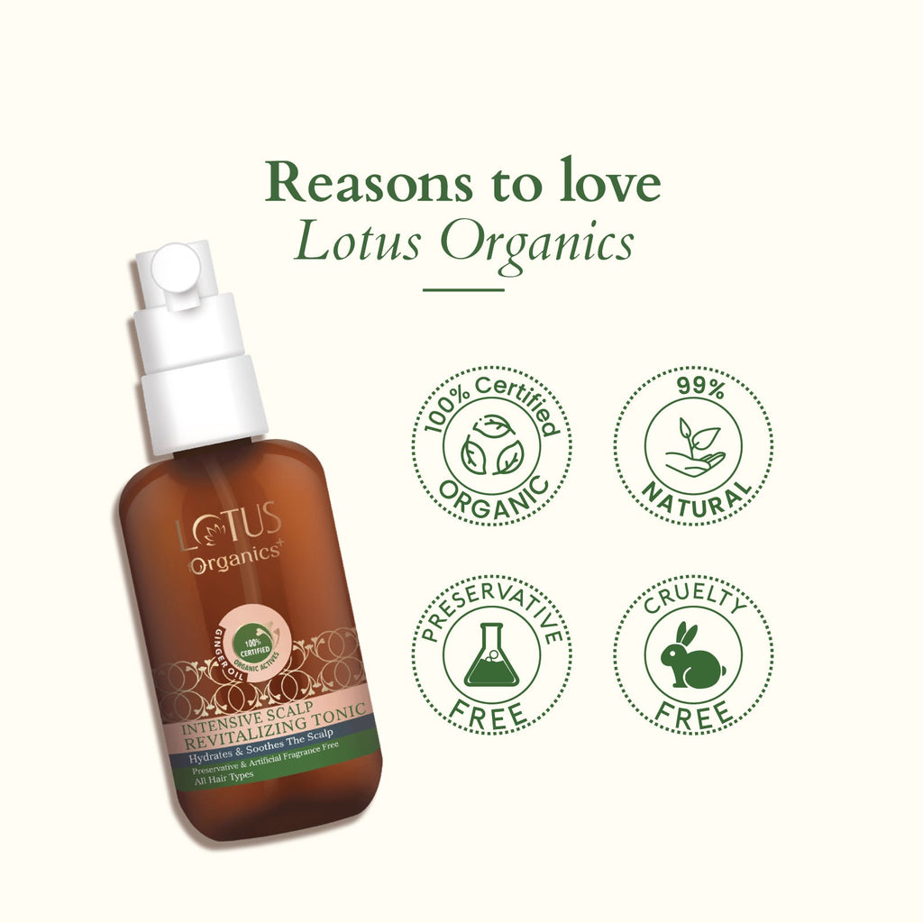 Lotus Organics+ Intensive Scalp Revitalizing Tonic