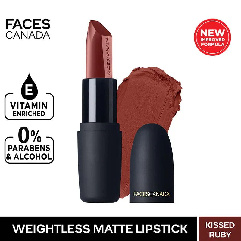 Faces Canada Weightless Matte Finish Lipstick (4.5gm)