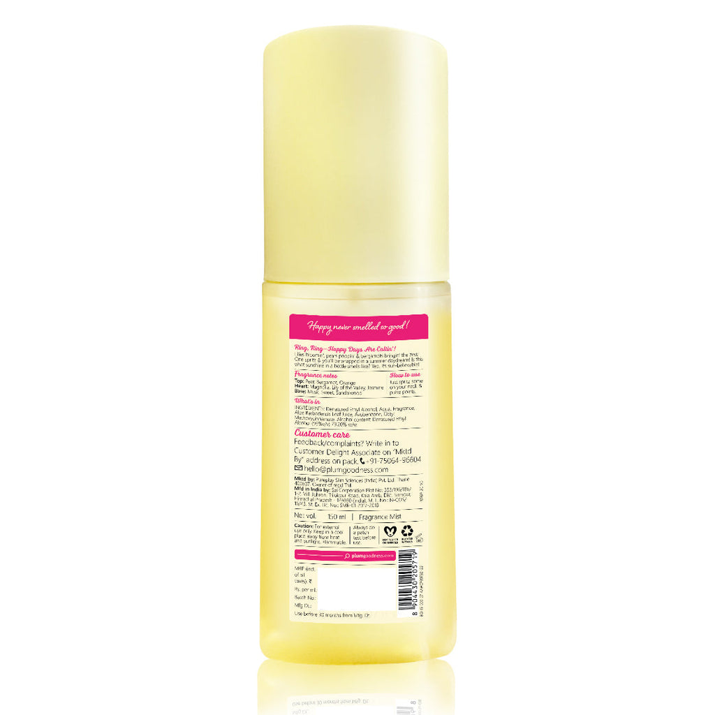 Plum Lily Miss Sunshine Body Mist by Plum BodyLovin'