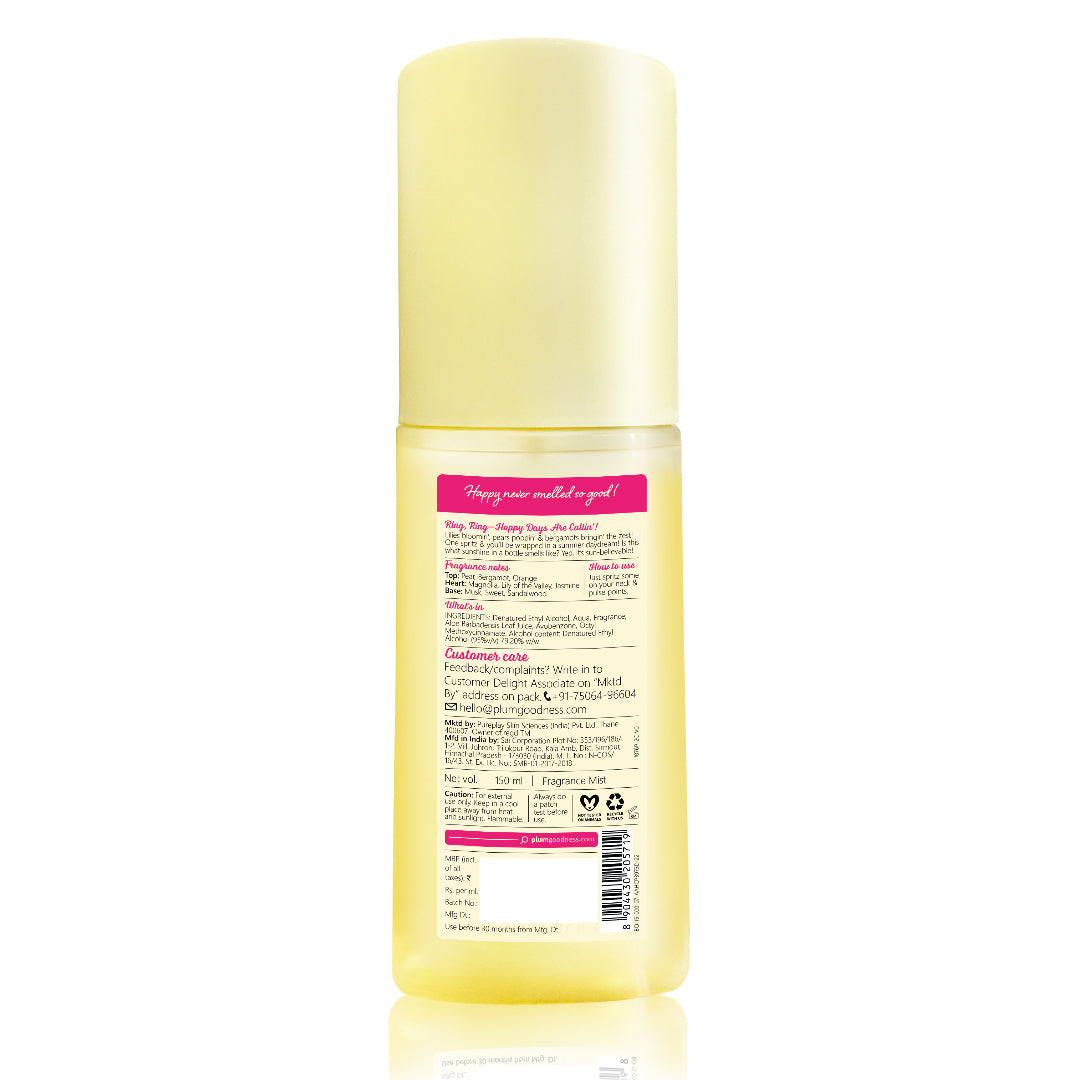 Plum Lily Miss Sunshine Body Mist by Plum BodyLovin'