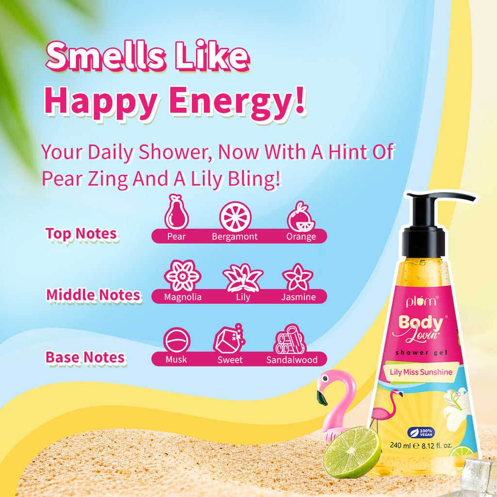 Plum Lily Miss Sunshine Shower Gel by Plum BodyLovin'