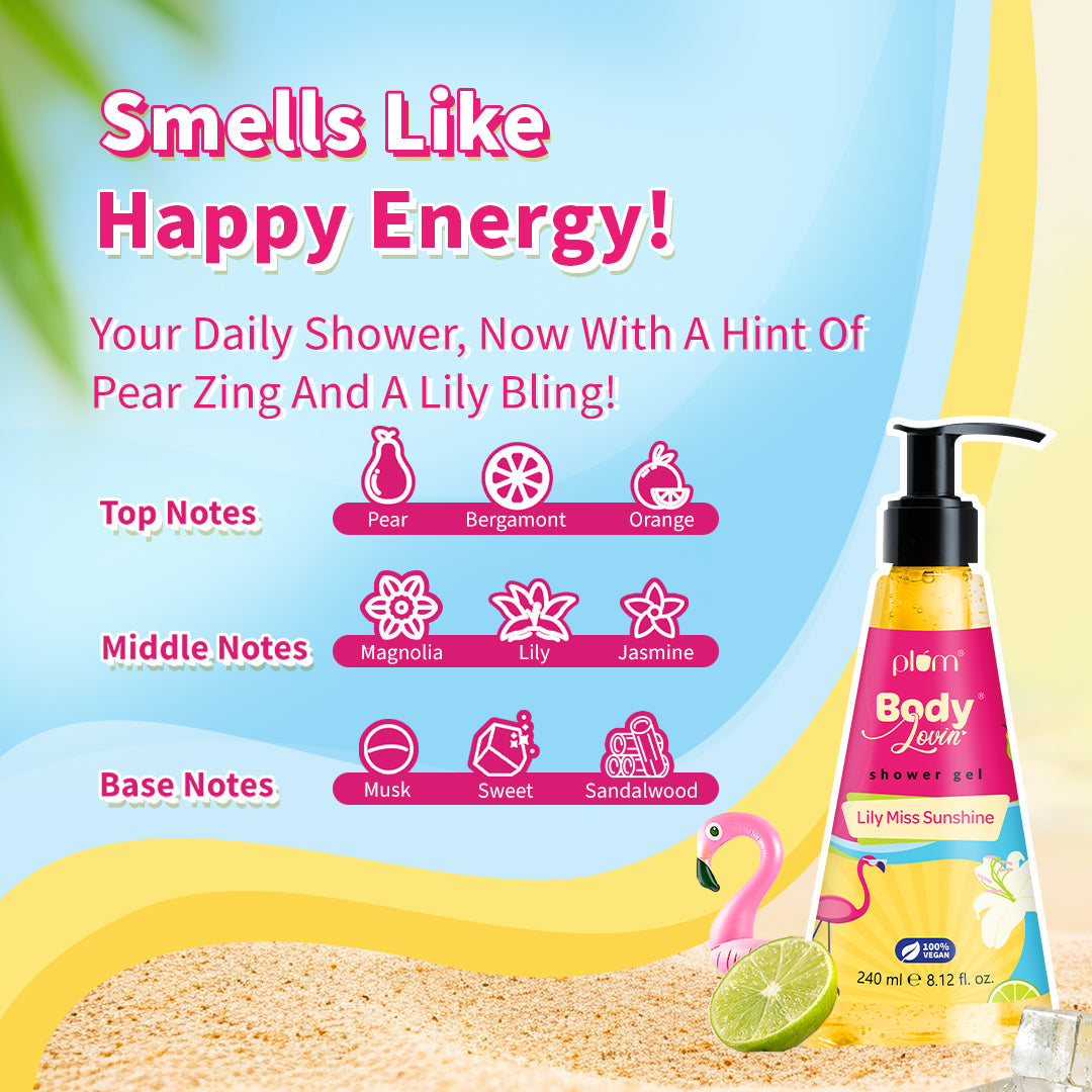 Plum Lily Miss Sunshine Shower Gel by Plum BodyLovin'