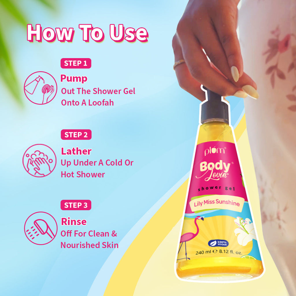 Plum Lily Miss Sunshine Shower Gel by Plum BodyLovin'