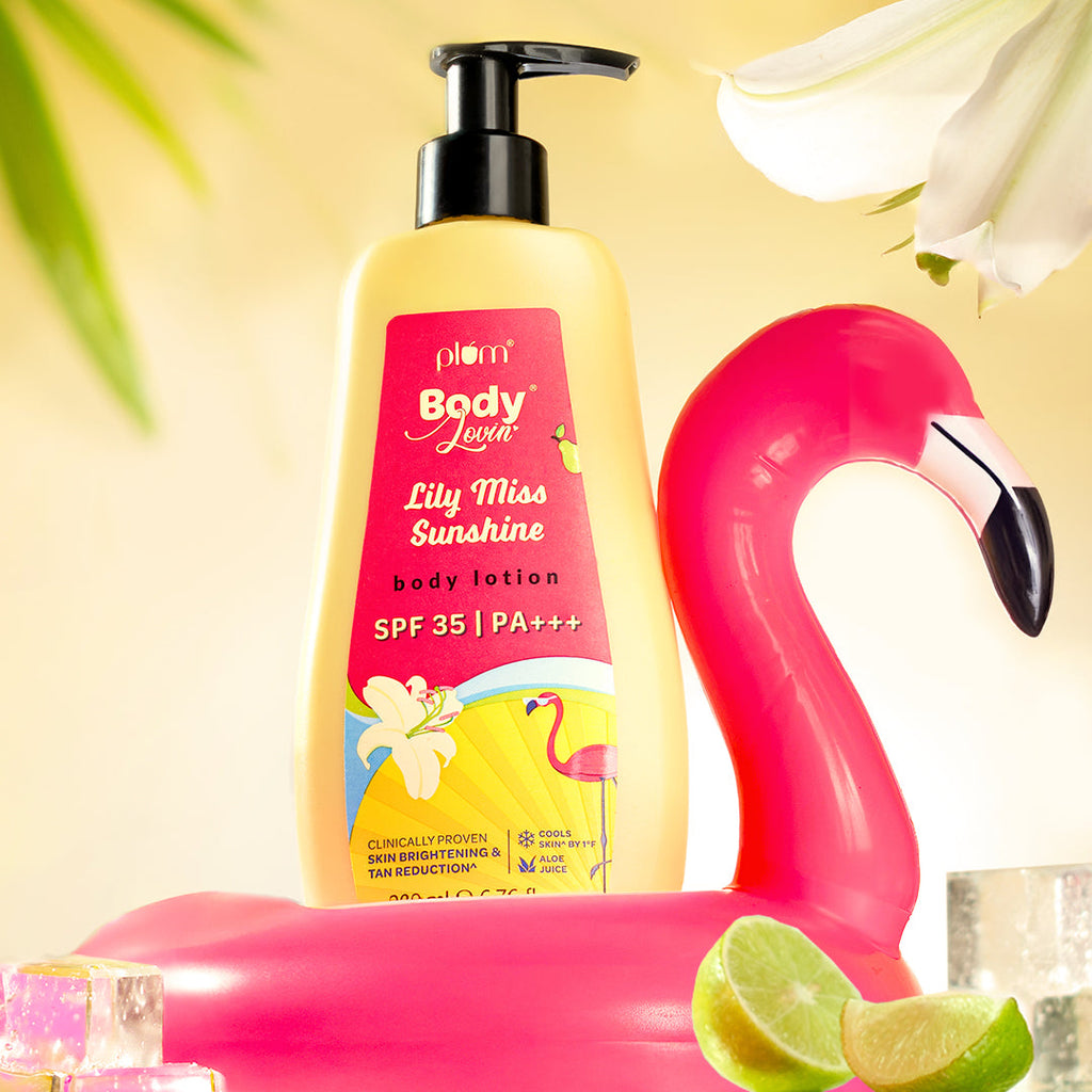 Plum Lily Miss Sunshine Sunscreen Body Lotion SPF 35 PA+++ by Plum BodyLovin'