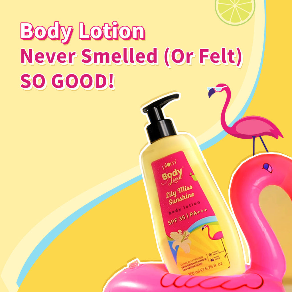 Plum Lily Miss Sunshine Sunscreen Body Lotion SPF 35 PA+++ by Plum BodyLovin'