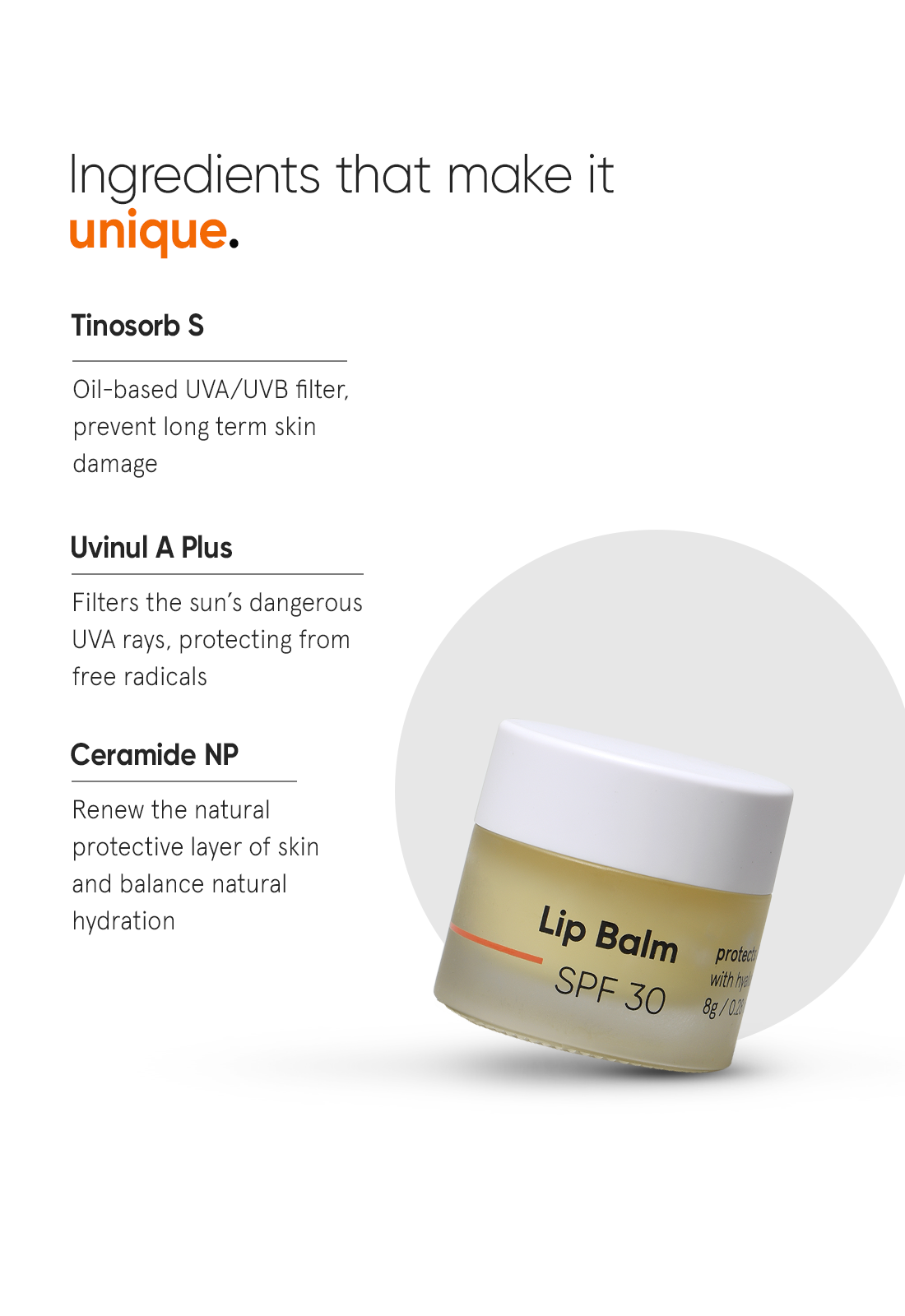 Minimalist Lip Balm SPF 30