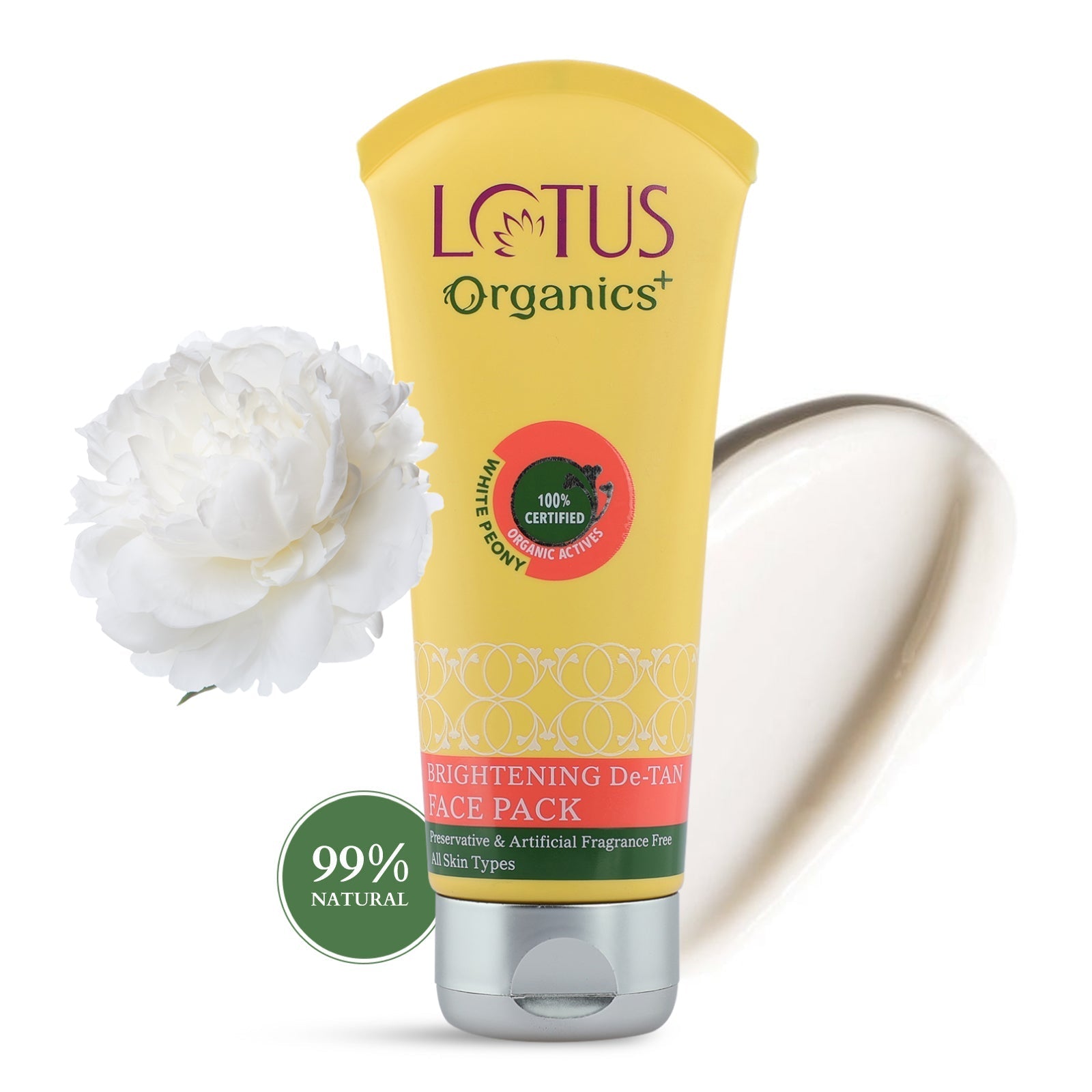 Lotus Organics+ Brightening De-tan Kit + Free sunscreen