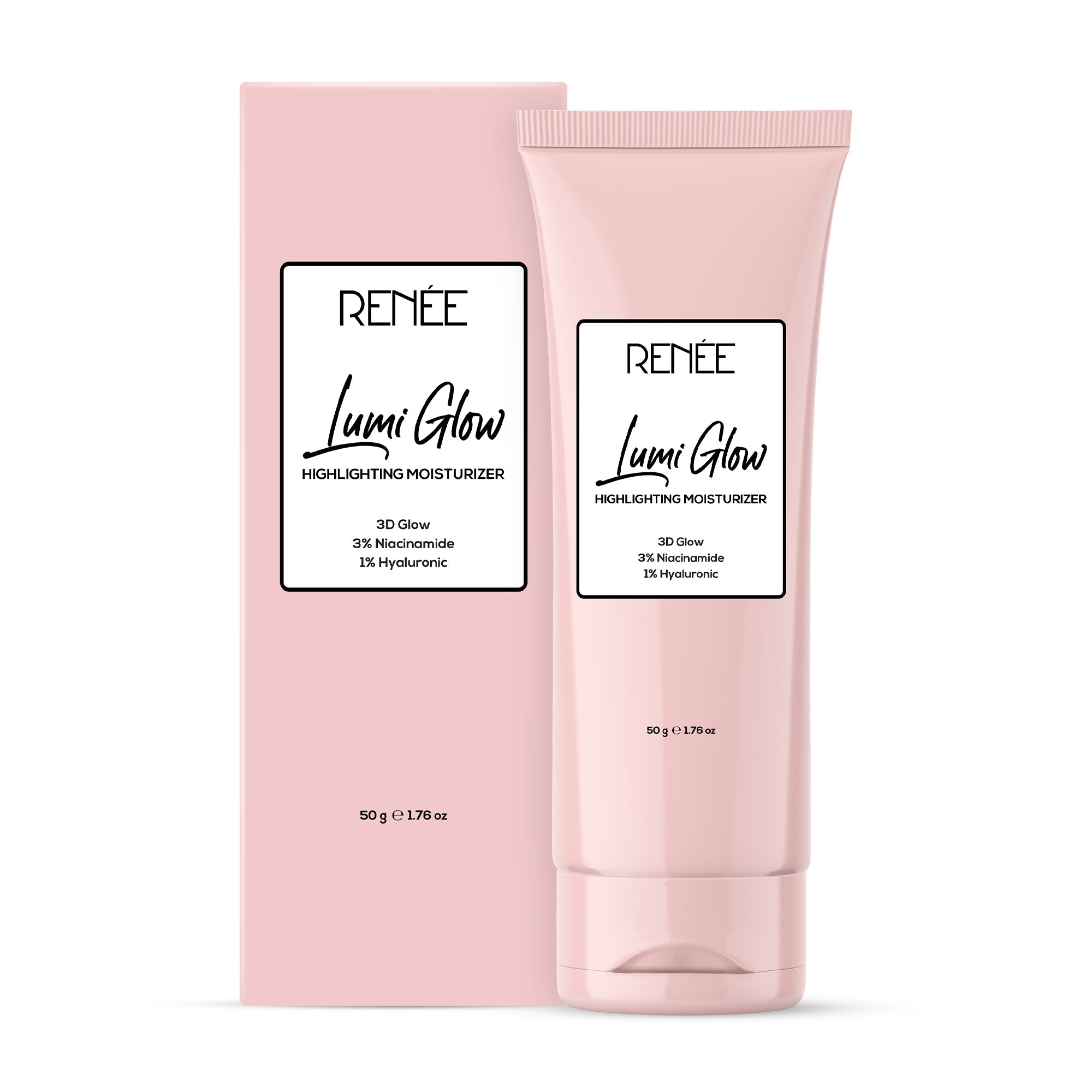 RENEE Lumi Glow Highlighting Moisturizer Cream, 50g