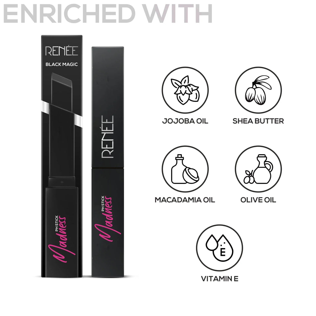 RENEE Midnight Kohl Pencil & Madness pH Lipstick Combo