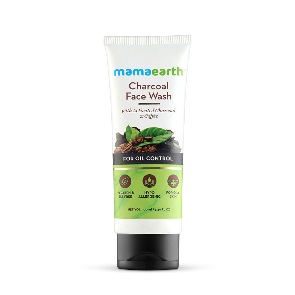 Mamaearth Charcoal Face Wash With Activated Charcoal And Coffee For Oil Control