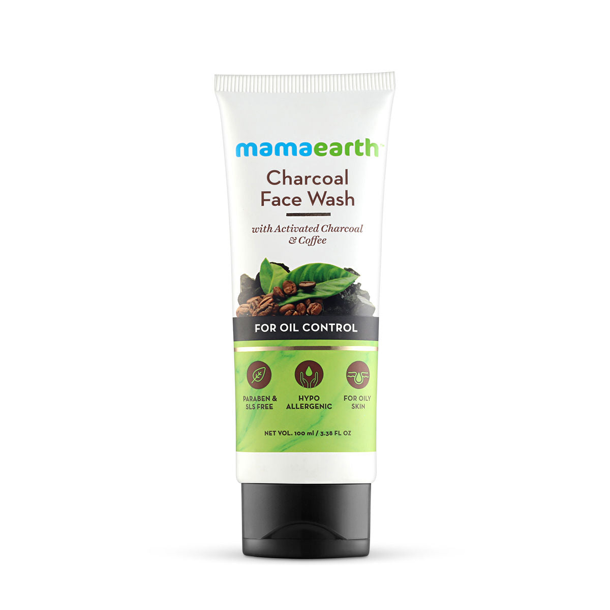 Mamaearth Charcoal Face Wash With Activated Charcoal And Coffee For Oil Control