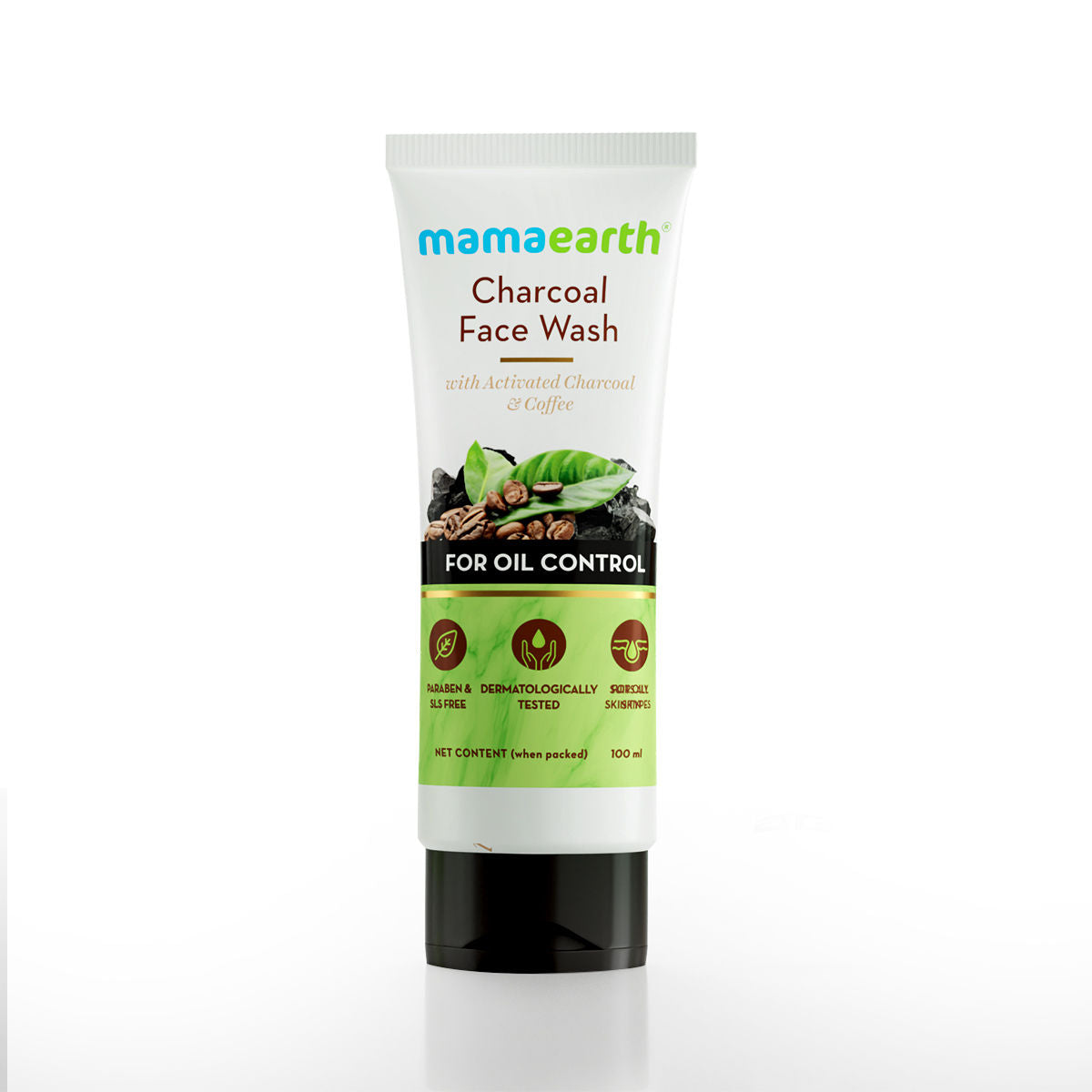 Mamaearth Charcoal Face Wash With Activated Charcoal And Coffee For Oil Control