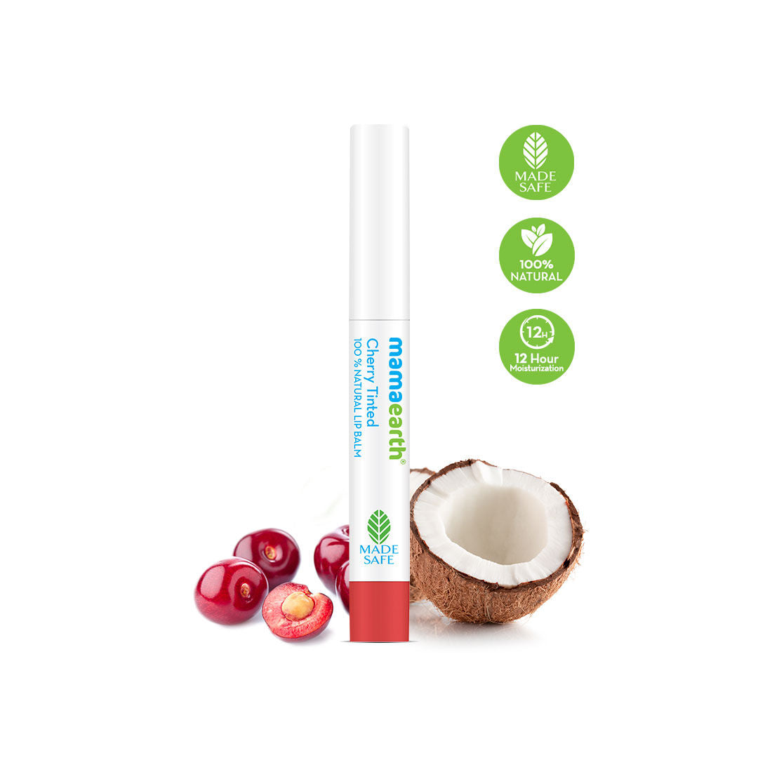 Mamaearth Natural Cherry Tinted Lip Balm