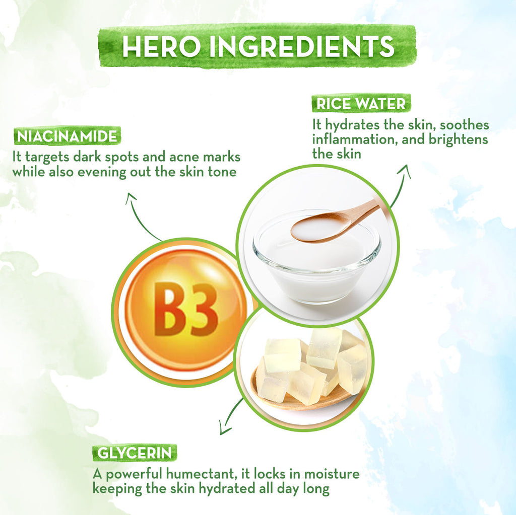Mamaearth Rice Day Cream For Daily Use With Rice Water & Niacinamide For Glass Skin