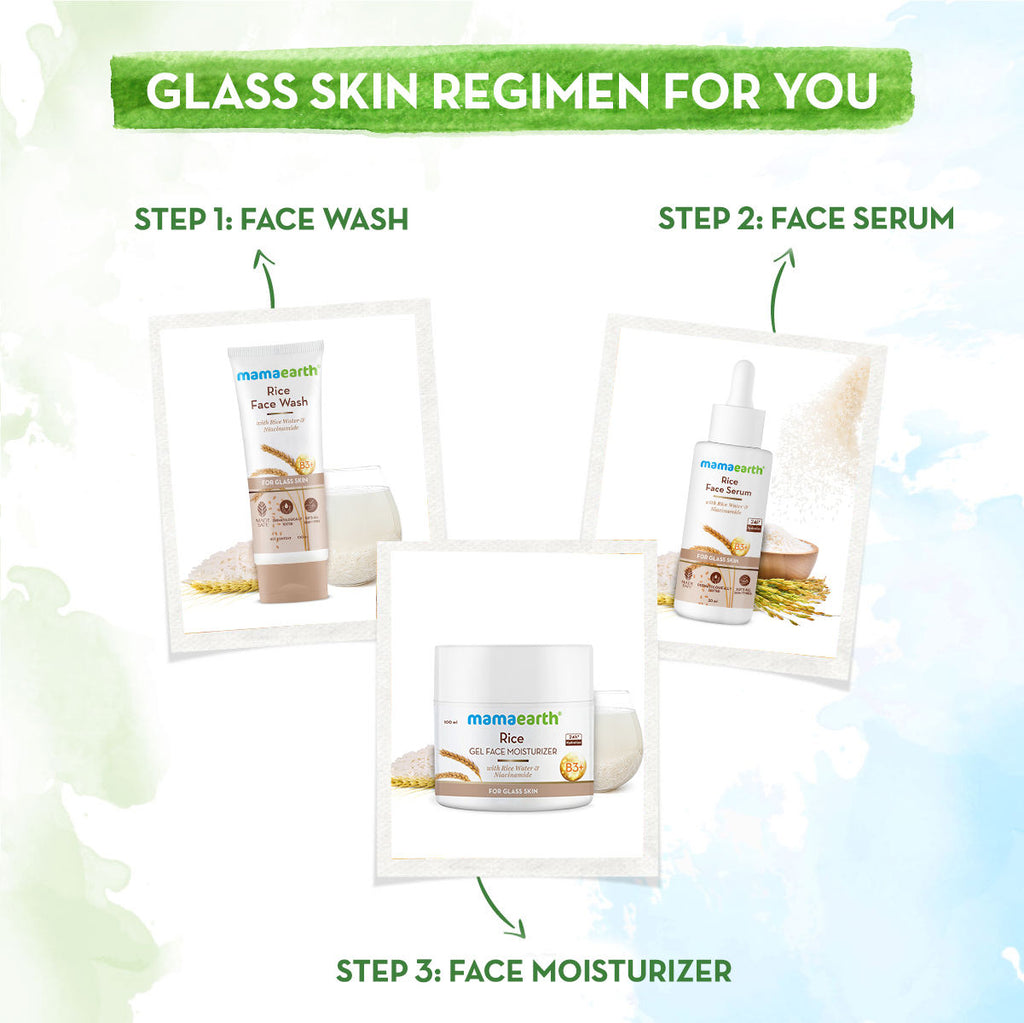 Mamaearth Rice Gel Face Moisturizer With Rice Water & Niacinamide For Glass Skin