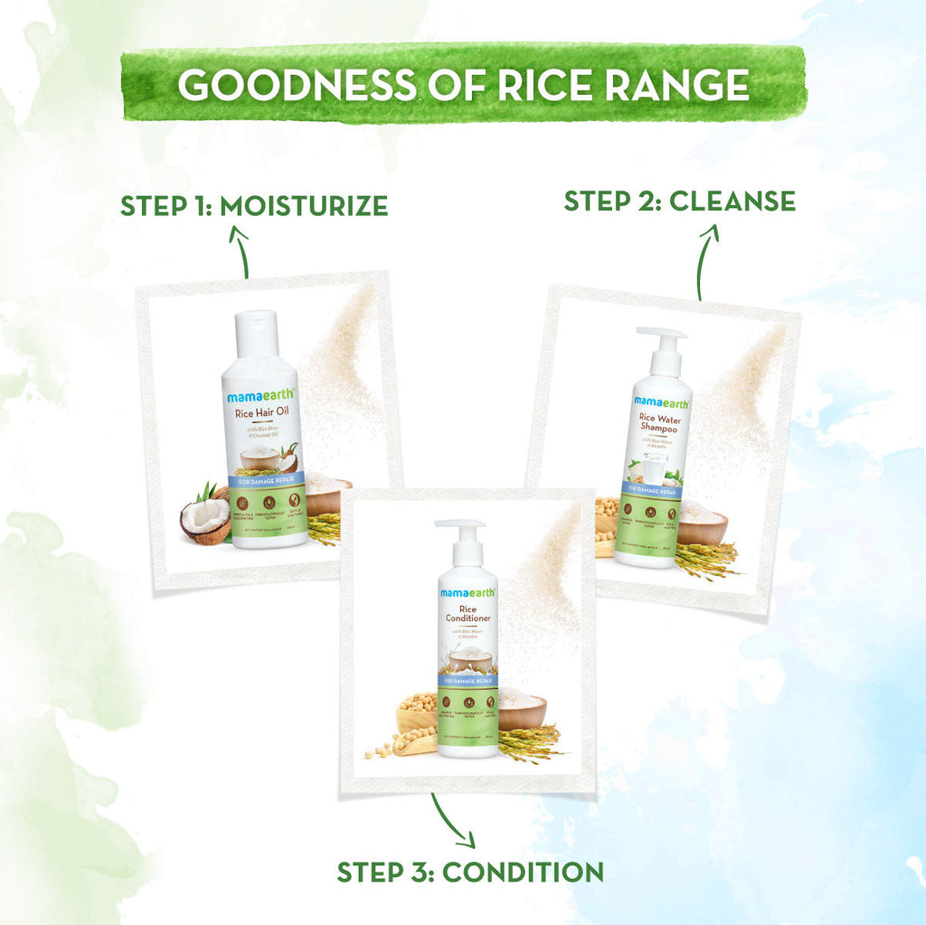 Mamaearth Rice Water Conditioner With Rice Water And Keratin