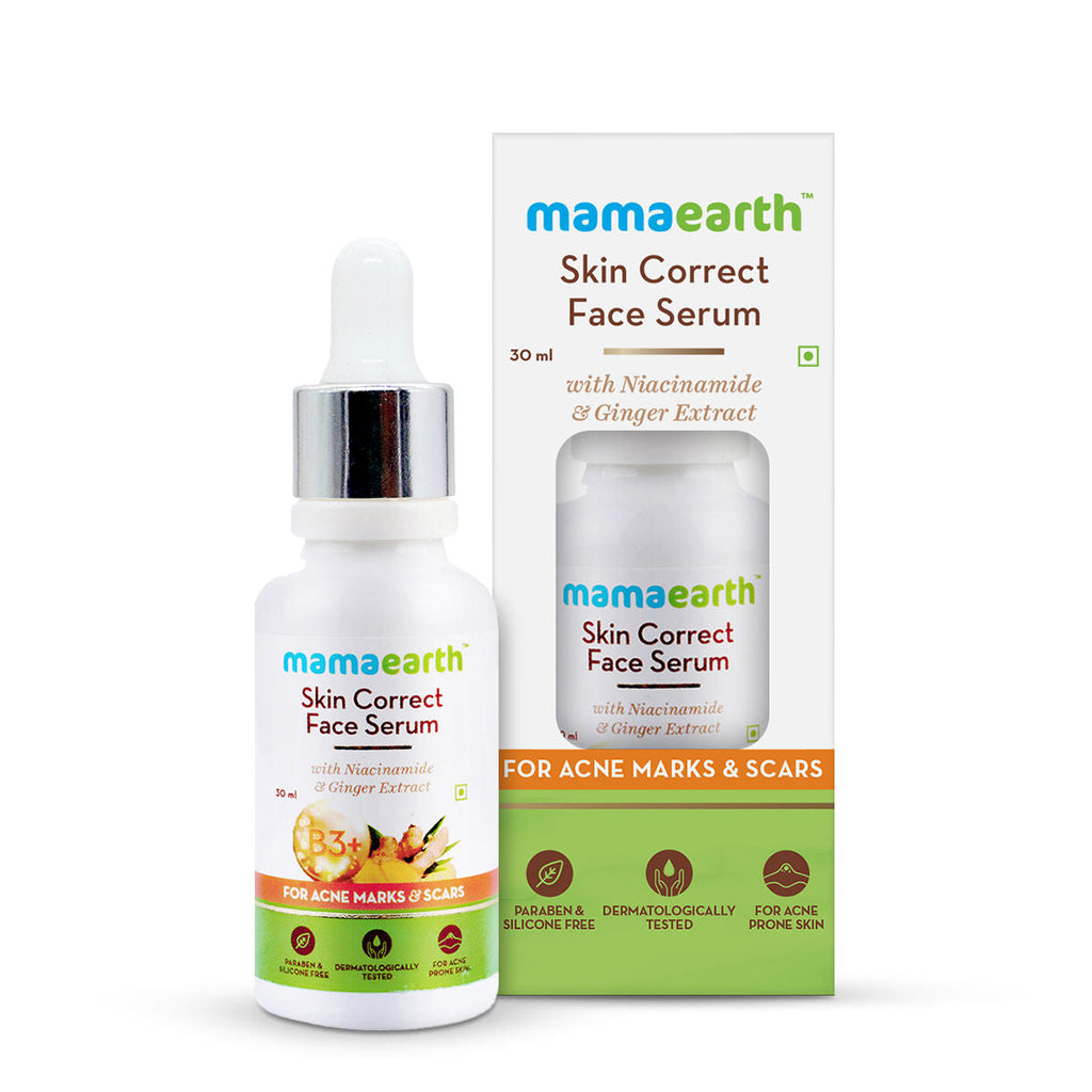 Mamaearth Skin Correct Face Serum with Niacinamide and Ginger Extract