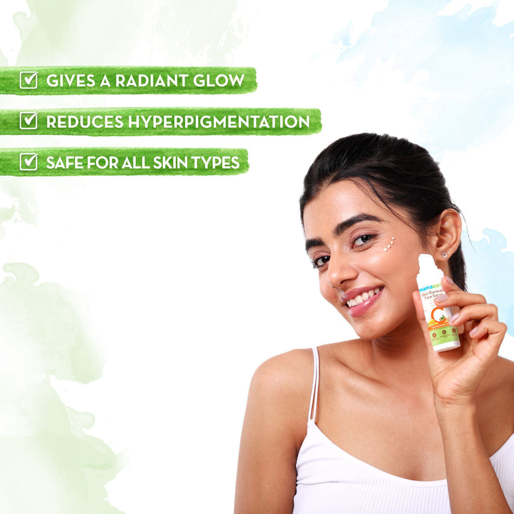 Mamaearth Skin Illuminate Face Serum With Vitamin C & Turmeric For Radiant Skin