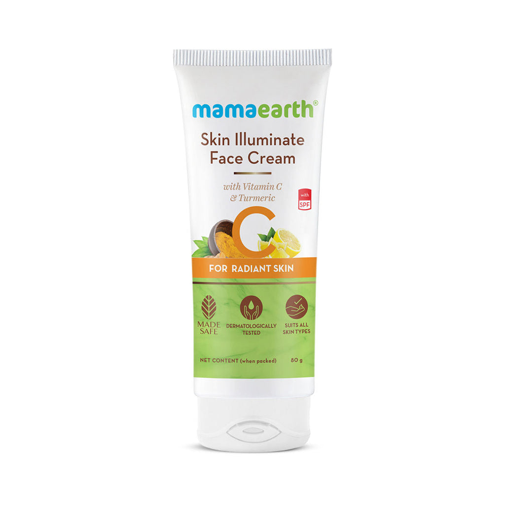 Mamaearth Skin Illuminate Face Cream With Vitamin C And Turmeric For Radiant Skin