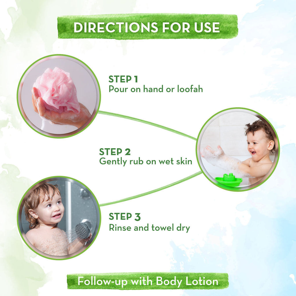 Mamaearth Super Strawberry Body Wash for Kids with Strawberry & Oat Protein