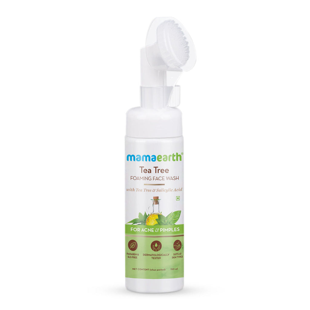 Mamaearth Tea Tree Foaming Face Wash With Tea Tree & Salicylic Acid For Acne & Pimples