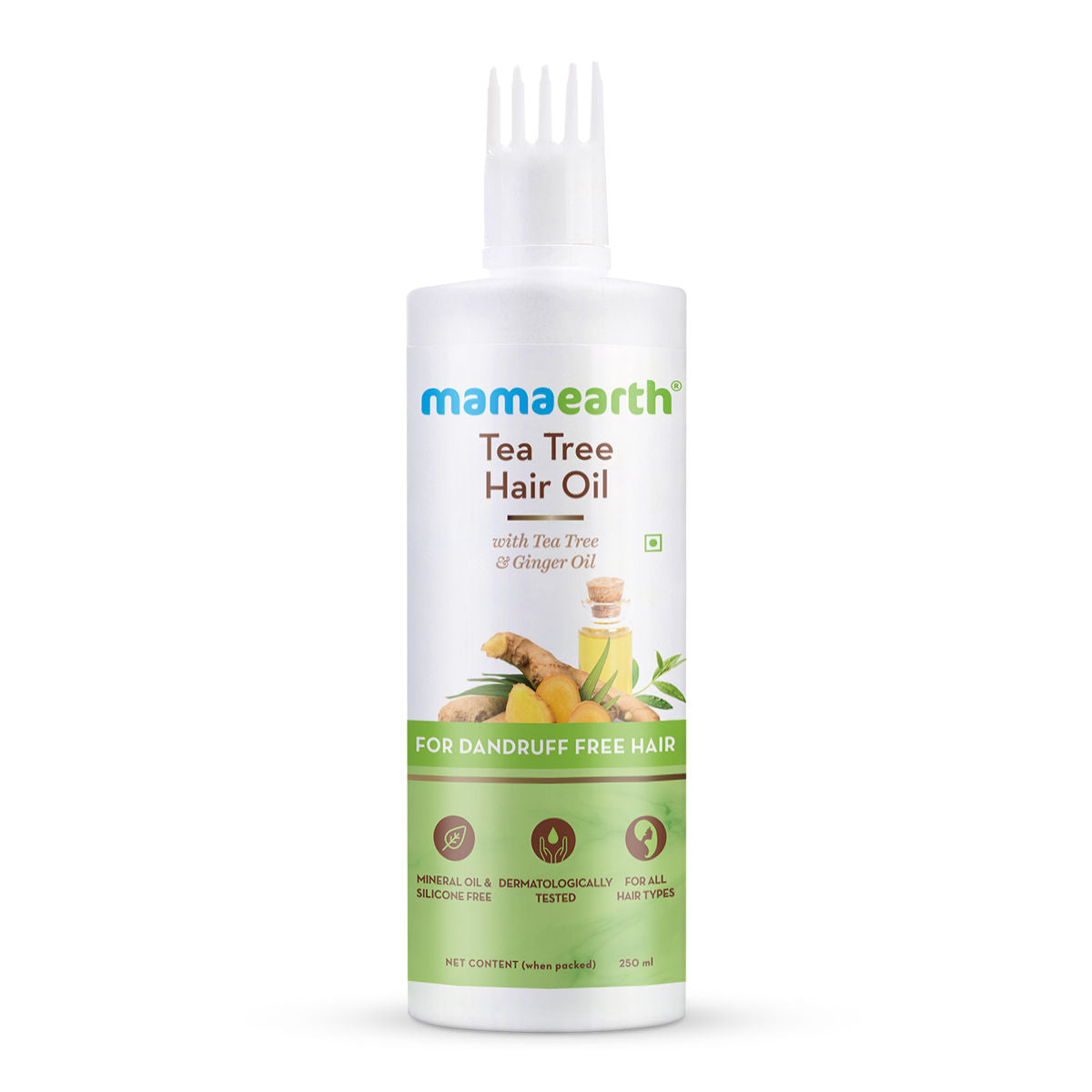 Mamaearth Tea Tree Hair Oil With Tea Tree Oil & Ginger For Dandruff-free Hair