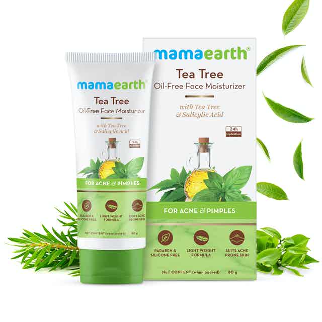 Mamaearth Tea Tree Oil-free Moisturizer For Face For Oily Skin With Tea Tree & Salicylic Acid