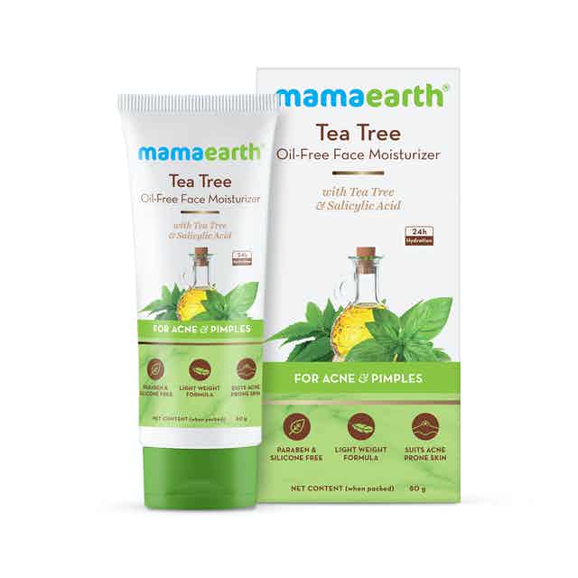 Mamaearth Tea Tree Oil-free Moisturizer For Face For Oily Skin With Tea Tree & Salicylic Acid