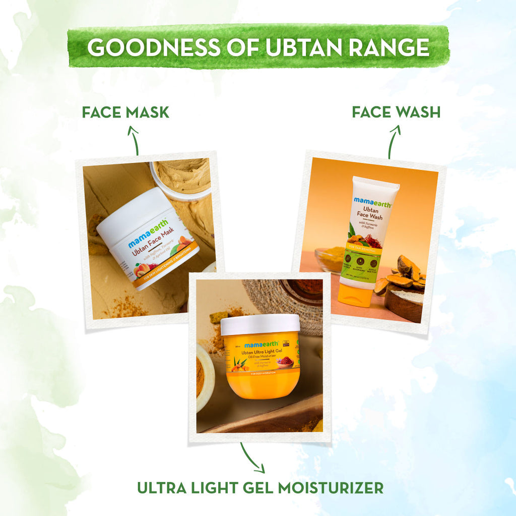 Mamaearth Ubtan Cleansing Milk For Face, With Turmeric & Saffron For Gentle Cleansing